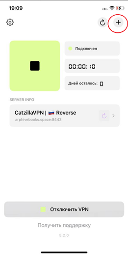 Главное окно изиVPN